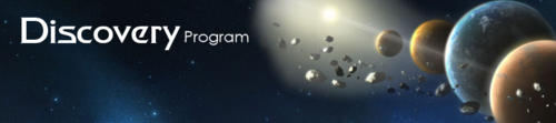 Discovery program website header, 2016