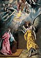 Domenikos Theotokopoulos, El Greco - The Annunciation - Google Art Project