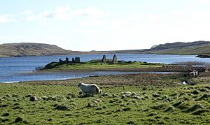 Finlaggan - Eilean Mór from the north 20120411