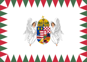 Flag of the Supreme Warlord of the Royal Hungarian Defence Forces (1939-1945, on land)