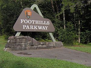 Foothills-parkway-sign