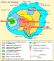 Geologic map of Crater Lake floor