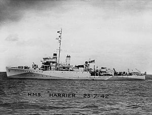 HMS Harrier 1942 IWM A 20899