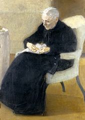 Helene Schjerfbeck - At Home (1903)