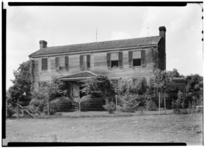 Historic American Buildings Survey, Harry L. Starnes, Photographer June 5, 1936 FRONT ELEVATION. - Colonel Phillip A. Sublett House, Texas Route 21, San Augustine, San HABS TEX,203-SAUG.V,2-1