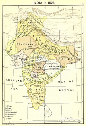 India in 1525 Joppen
