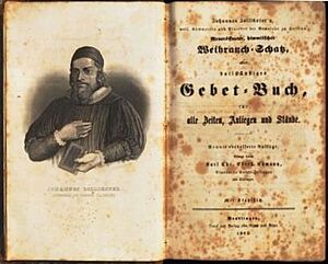 Johannes Zollikofer's , Neueröffneter, himmlischer Weihrauch-Schatz, oder vollständiges Gebet-Buch, für alle Zeiten, Anliegen und Stände