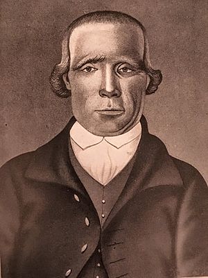 portrait engraving of John Goldei