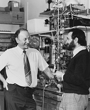 John Vane and Dr Salvador Moncada