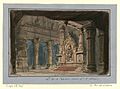 Jules Massenet - Le roi de Lahore - Acte V, tableau 1, Intérieur du sanctuaire d'Indra - Philippe Chaperon - Original
