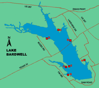 Lake Bardwell Location