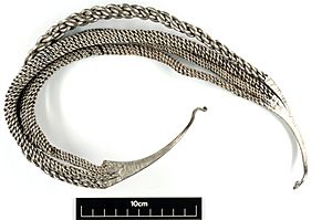 Large silver necklace from the Bedale Hoard YORYM 2014 149 37