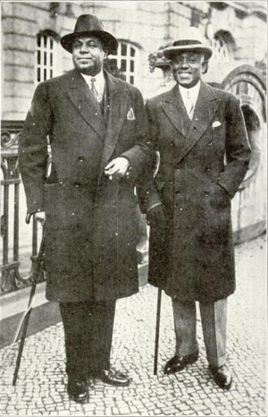 Layton and Johnstone in London The Crisis Magazine January 1933.png
