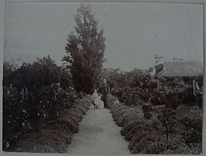 Leopold Fane De Salis (1816-98) in an Australian garden