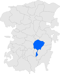 Map showing location within Berguedà