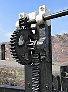 Lock gate cogs, Montgomery Canal - geograph.org.uk - 1806427