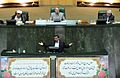 Mahmoud Ahmadinejad in the Iranian Majlis (1)