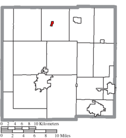 Location of Chatfield in Crawford County