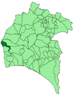 Map of El Granado (Huelva)