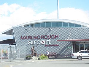 Marlborough Airport terminal