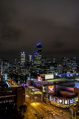 Melbourne at night, 2014
