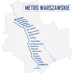 Metro w Warszawie 1 linia