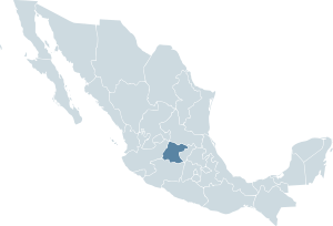Location within Mexico