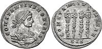 Miliarensis of Constantius II, AD 327