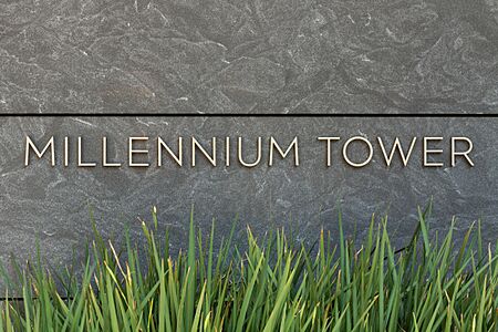 Millennium Tower, San Francisco, Sign