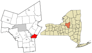 Location in Oneida County and New York