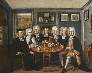 Portrait of Thomas and John Cockman and some Fellows of University College, by Benjamin Ferrers