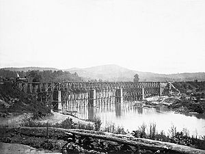 Railroad Bridge across Etowah River, Ga. (5614259756)