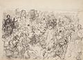 Repin Religious Procession in Kursk Governorate sketch 1878 ateneum