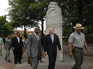 Secretary Salazar Tours Dr. Martin Luther King Historic Site - May 27, 2009 (3932075041)