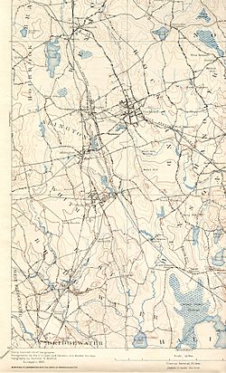 Shumatuscacant River (Massachusetts) map