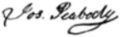 Signature of Joseph Peabody (1757–1844)