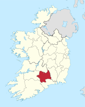 Location of South Tipperary