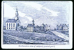 Center of town in 1838