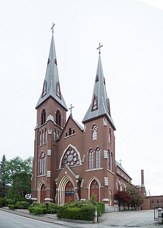 St. Patrick's Church, now Agora Grand Event Center, Lewiston, Maine.jpg