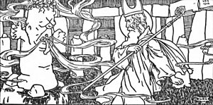St. Patrick and Crom Cruaich