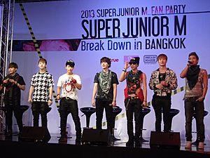 Super Junior at press conference of Super Junior M Breakdown in Bangkok.JPG