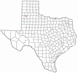 Location of Springlake, Texas