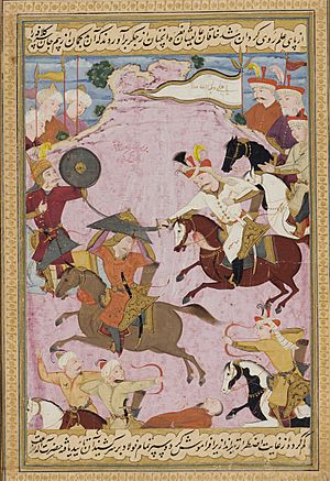 The Battle between Shah Ismail and Shaybani Khan