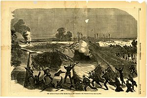 The Battle of Big Black River Bridge, Harper's Weekly, June 20, 1863