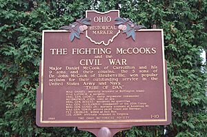 The Fighting McCooks and the Civil War historical marker