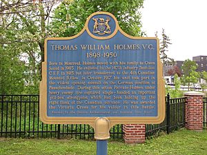 Thomas Holmes plaque