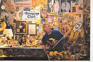Top Banana Ken Bannister, T.B. at the Intl. Banana Club Hqt