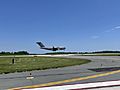 U.S. Air Force C-17 landing at Dover Air Force Base May 2022