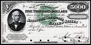 US-$5000-Certificate of Deposit-1875 (Proof)