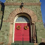 United Methodist Church, Washington, NJ - double door entrance
